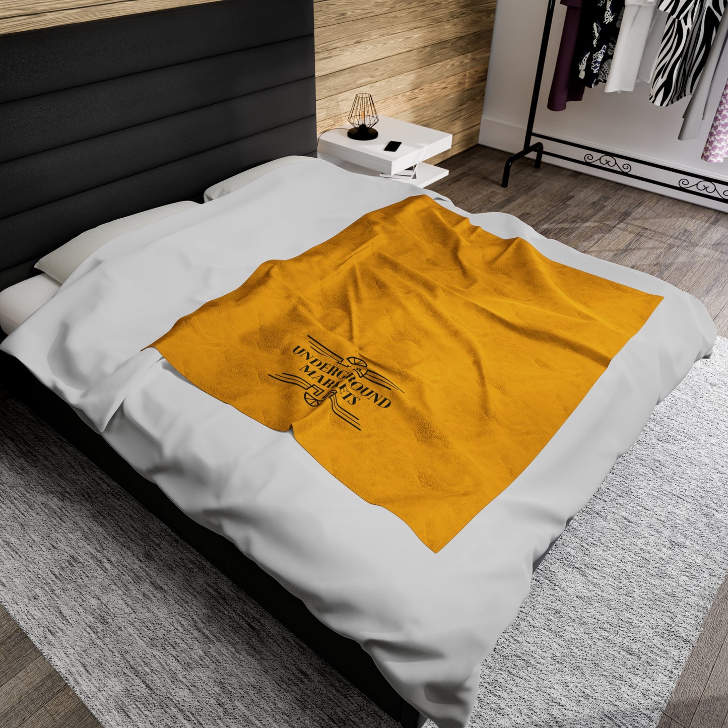 Cozy Velveteen Underground Blanket