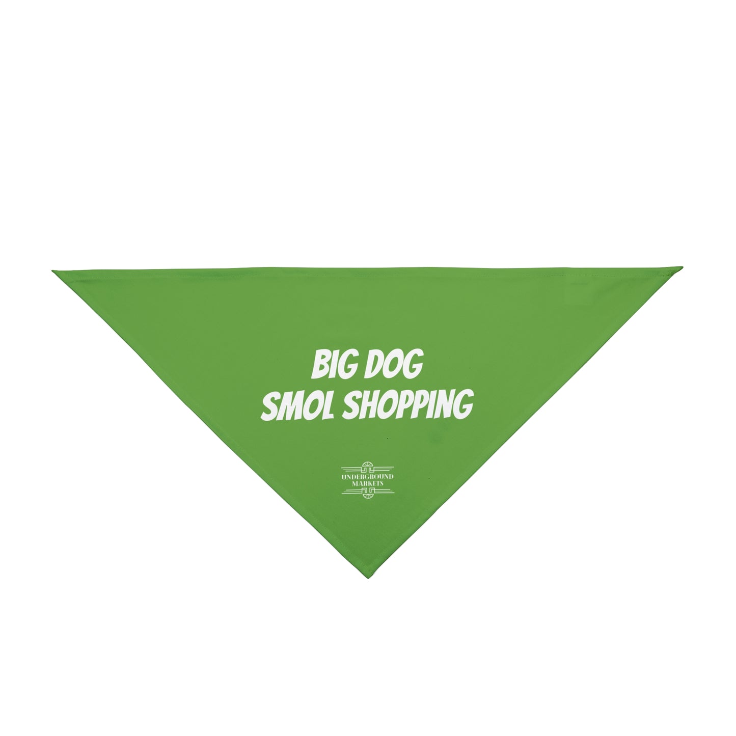 Big Dog Smol Shopping Bandana - Green
