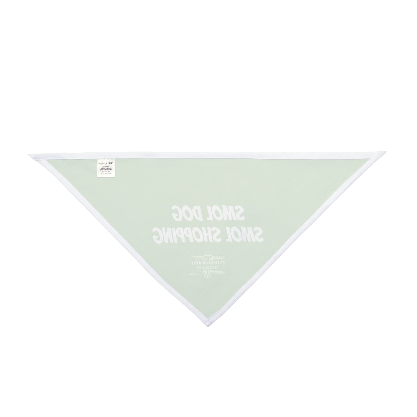 Smol Dog Smol Shopping Bandana - Green