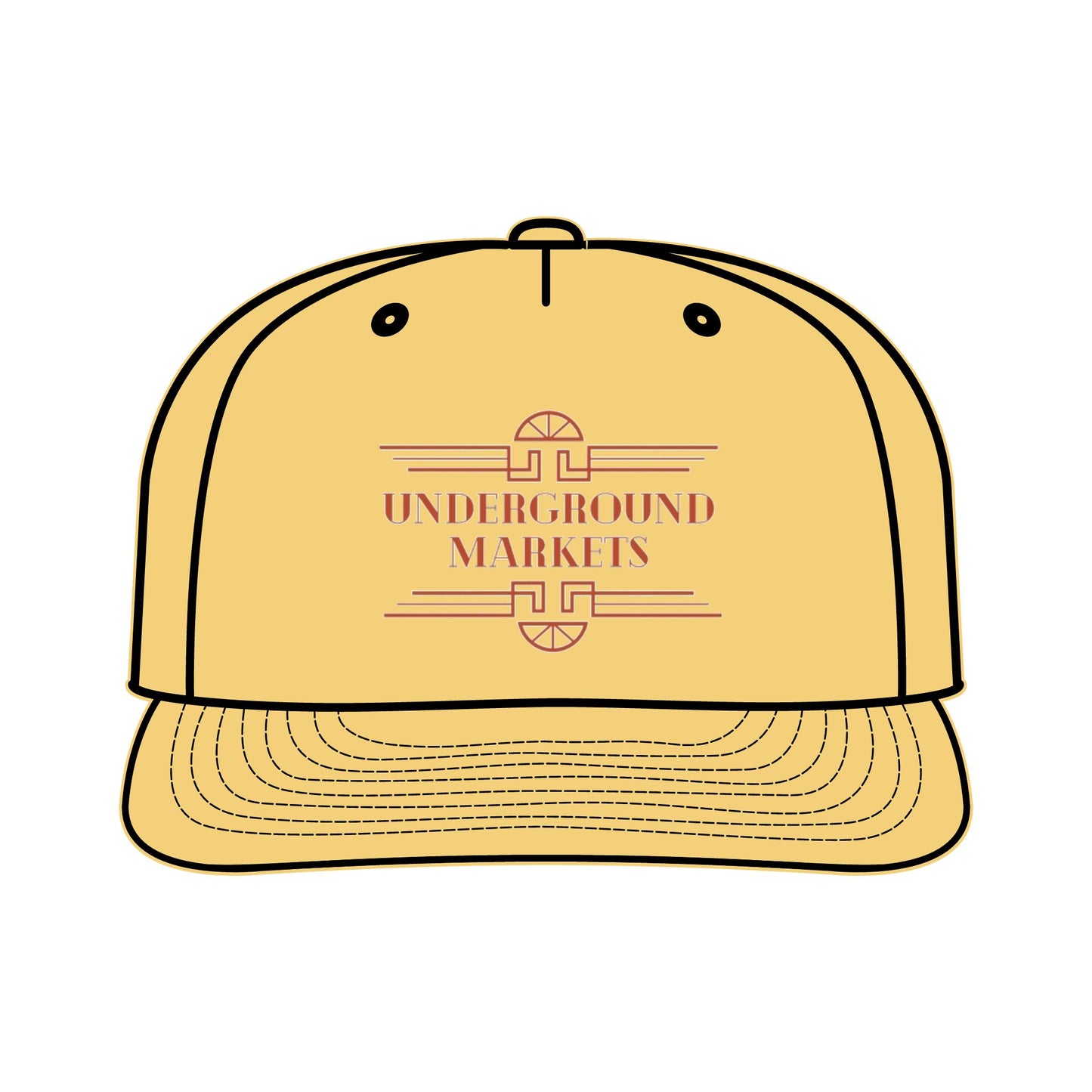Underground Surf Cap - Red Logo
