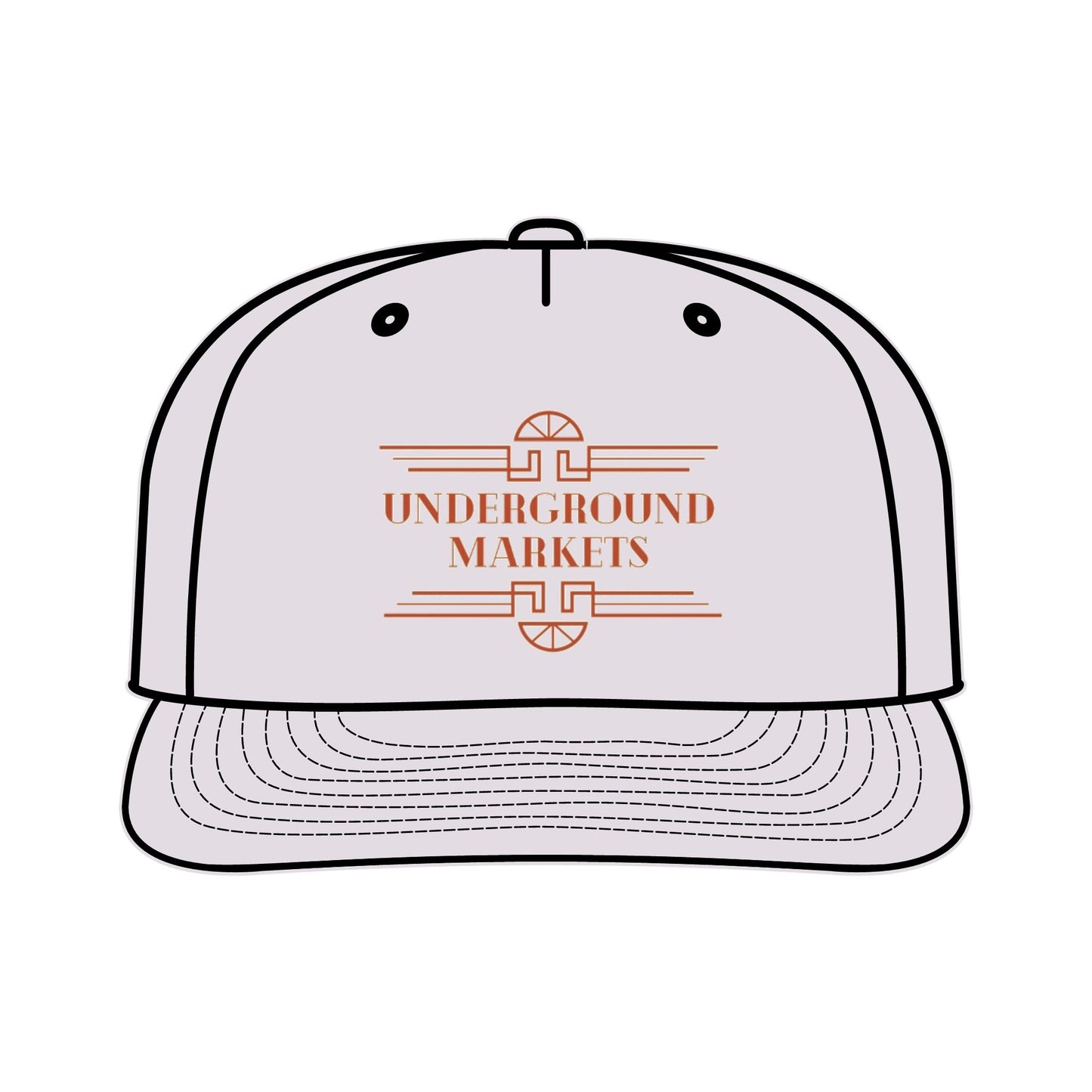 Underground Surf Cap - Red Logo