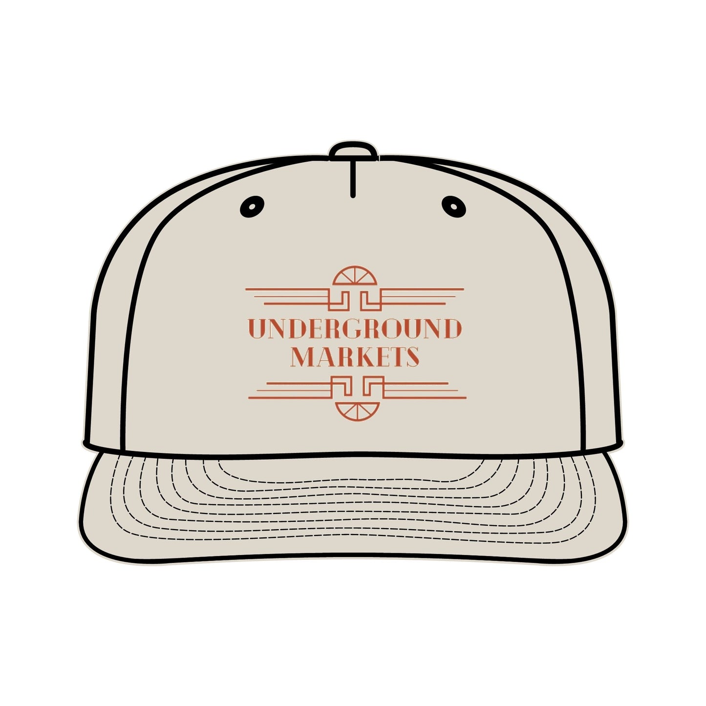 Underground Surf Cap - Red Logo