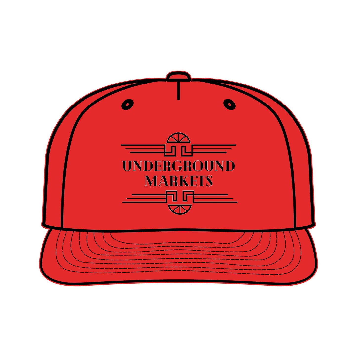 Underground Surf Cap - Black Logo