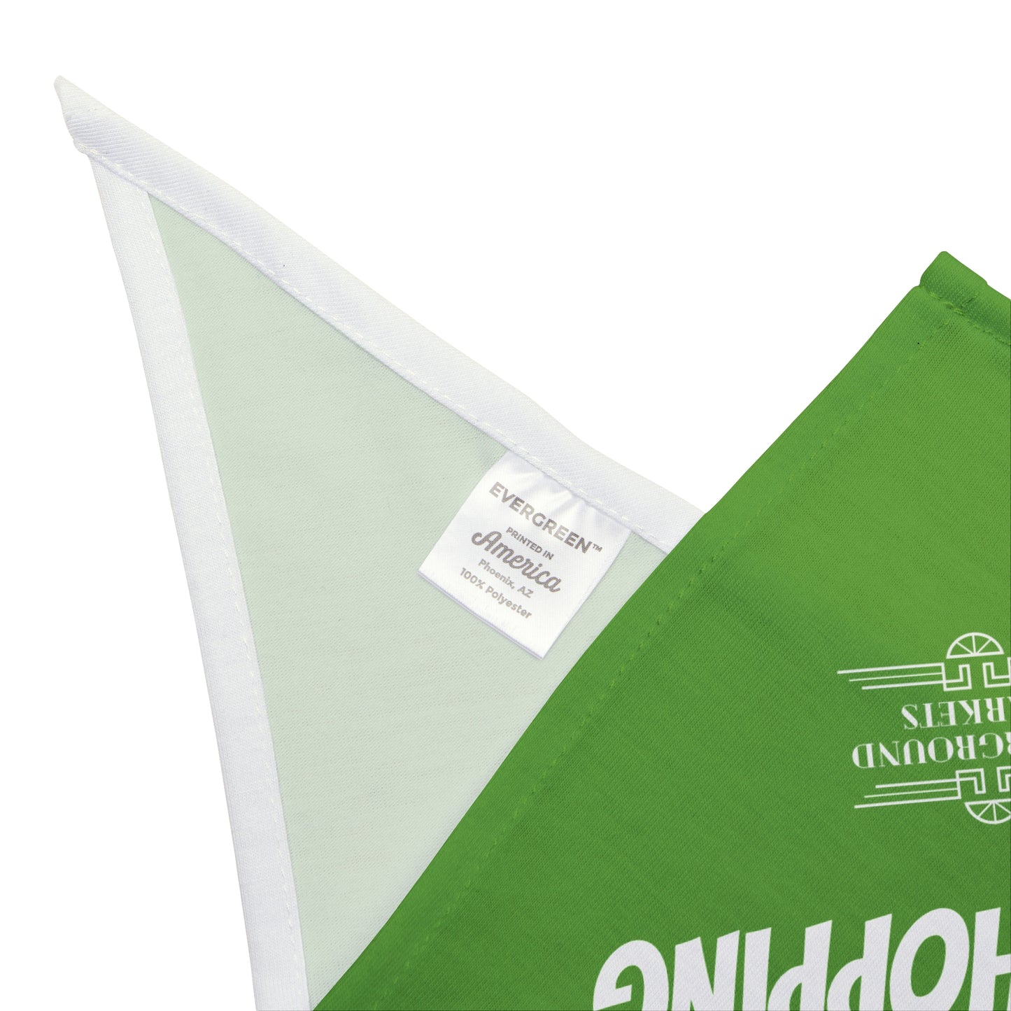 Smol Dog Smol Shopping Bandana - Green