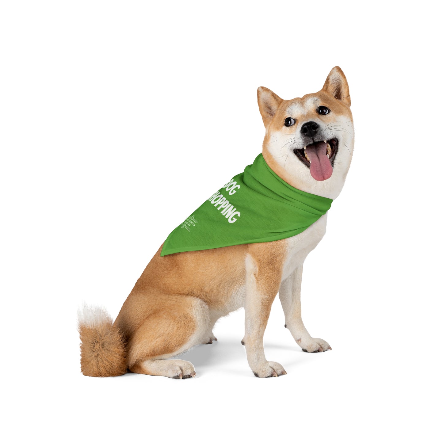 Big Dog Smol Shopping Bandana - Green