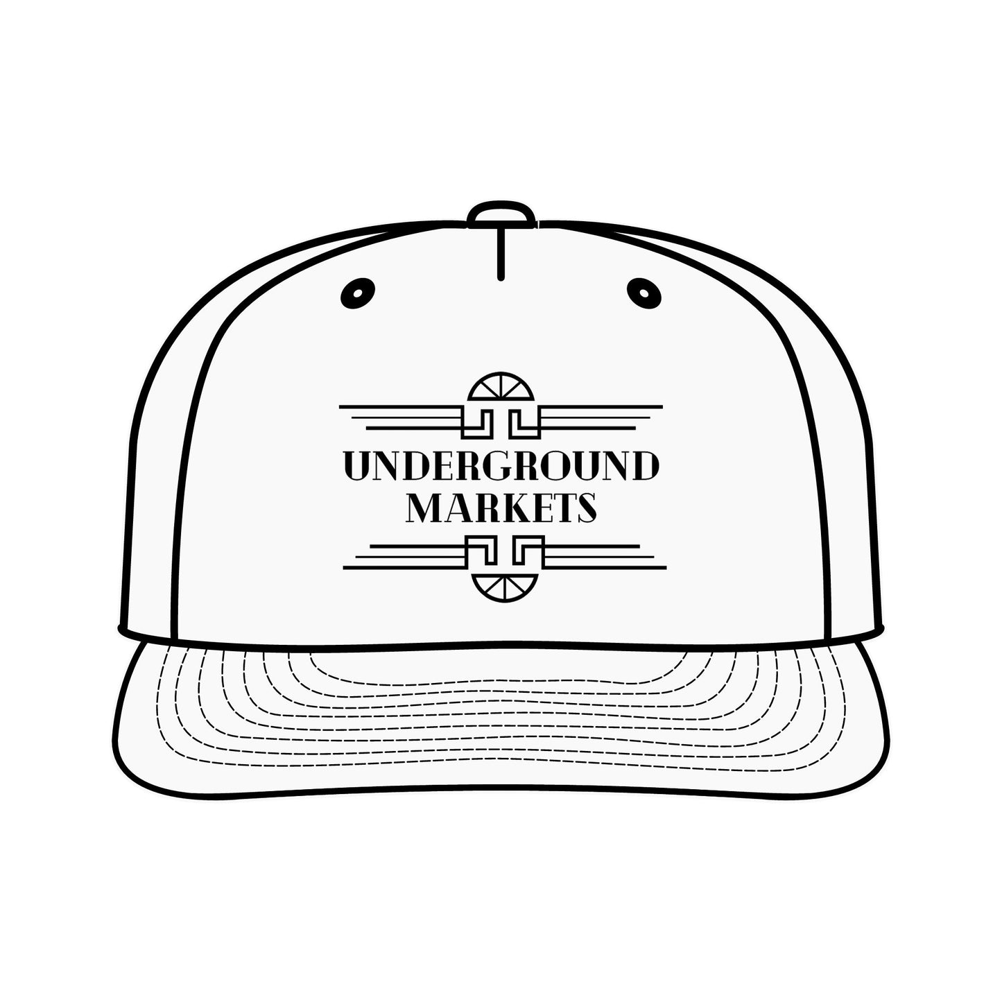 Underground Surf Cap - Black Logo