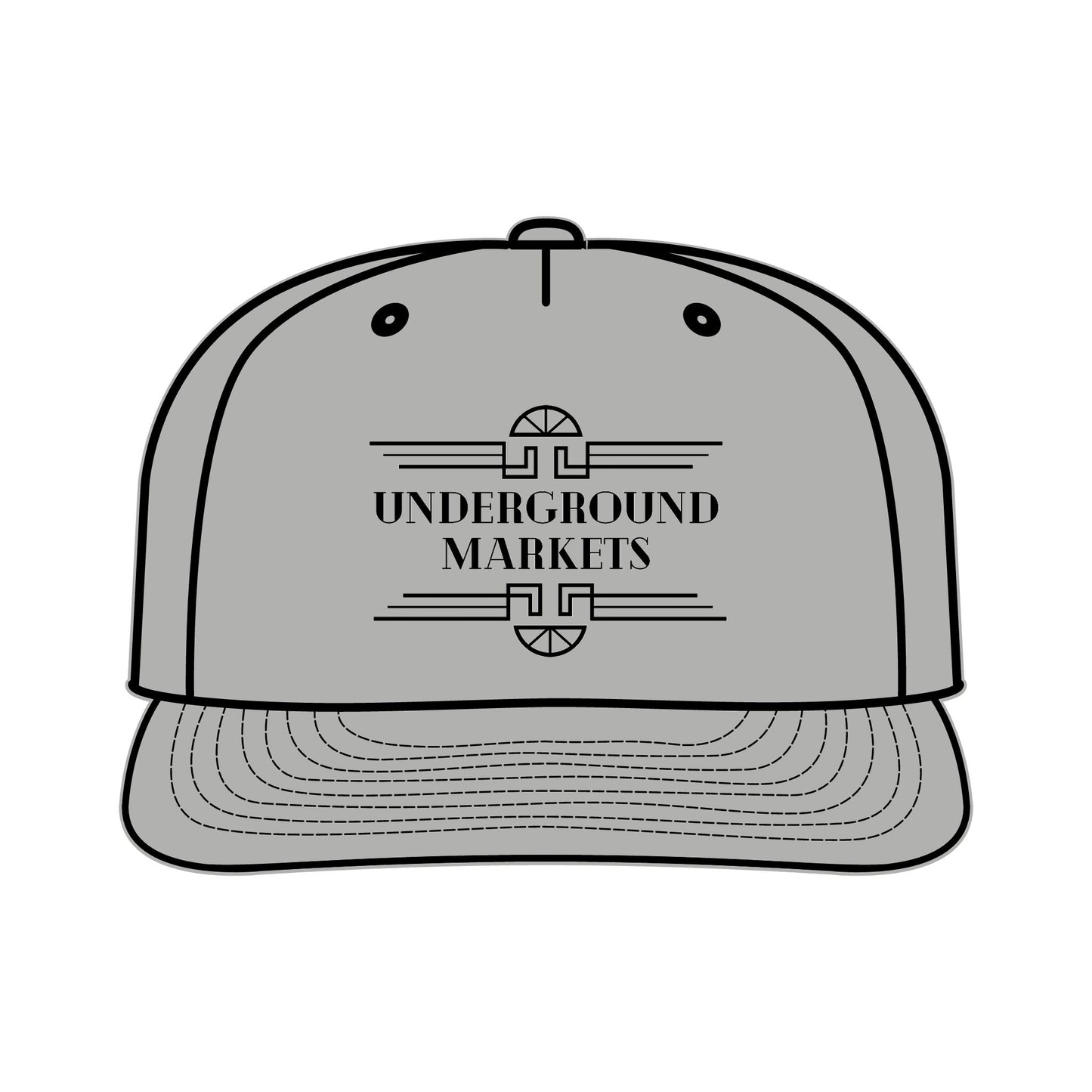 Underground Surf Cap - Black Logo