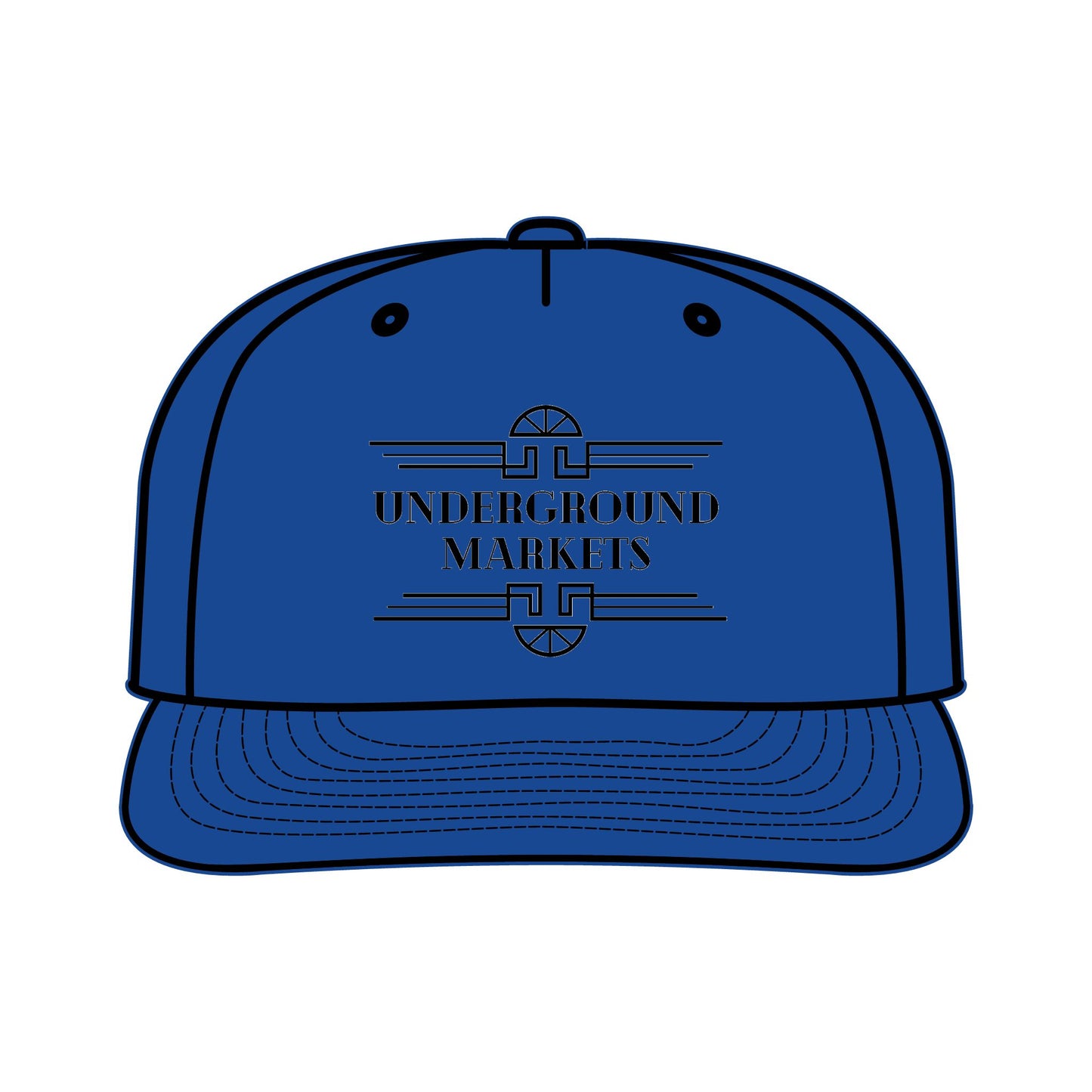 Underground Surf Cap - Black Logo