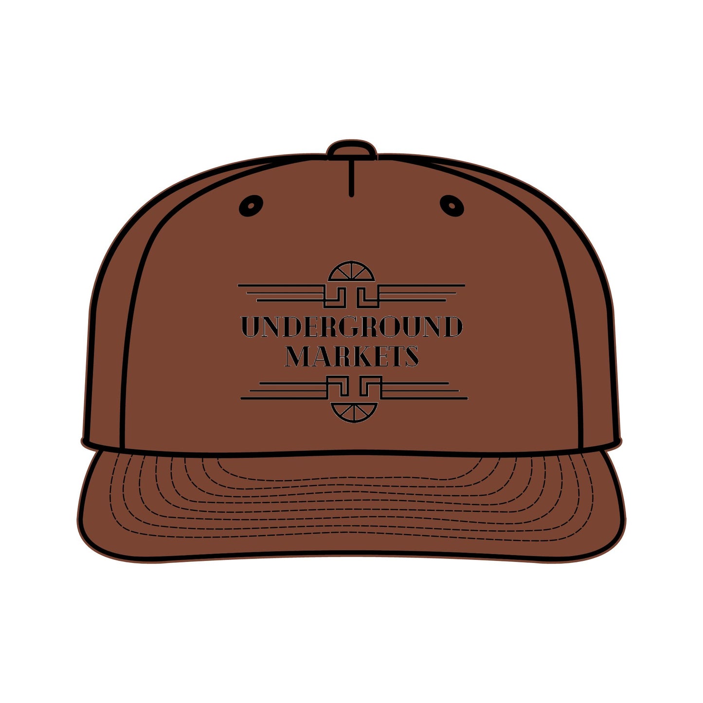 Underground Surf Cap - Black Logo