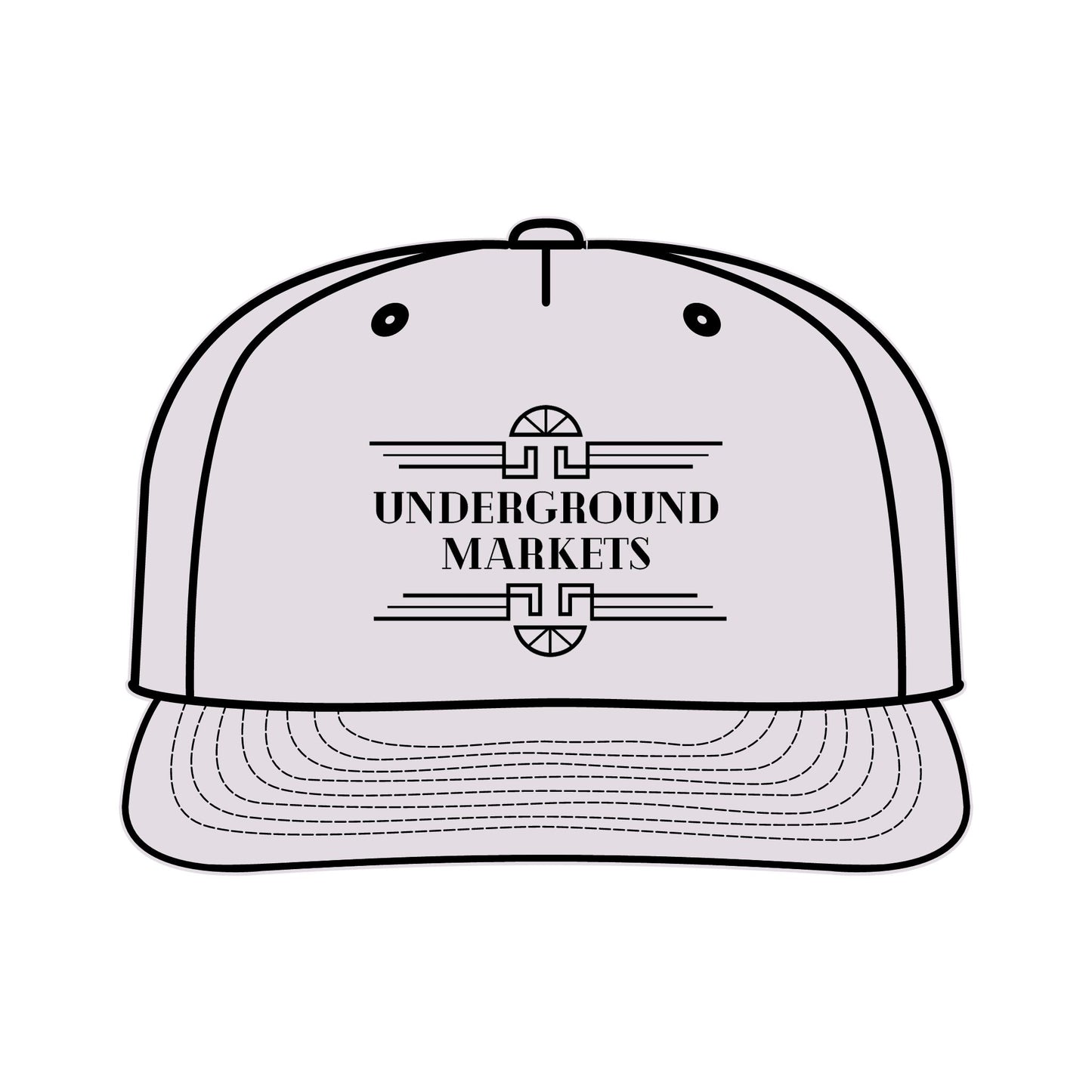 Underground Surf Cap - Black Logo