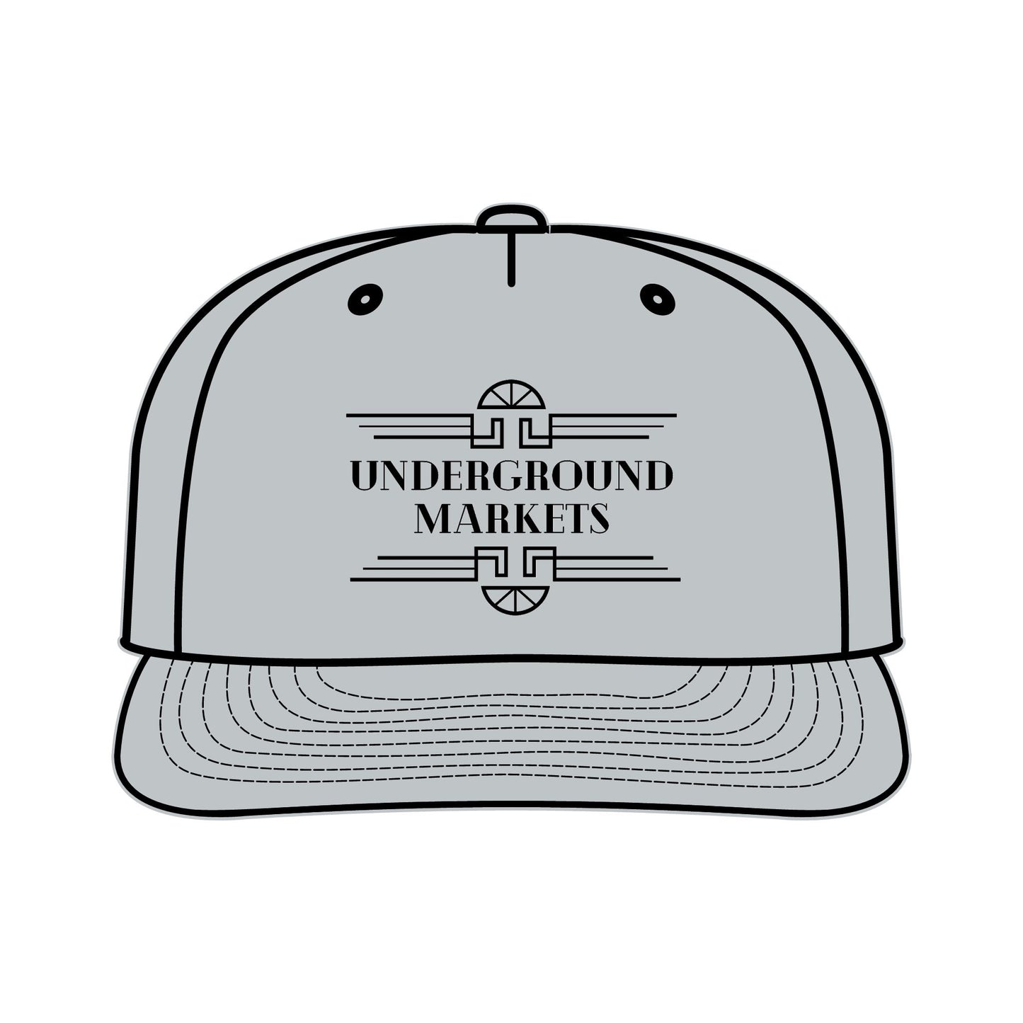 Underground Surf Cap - Black Logo