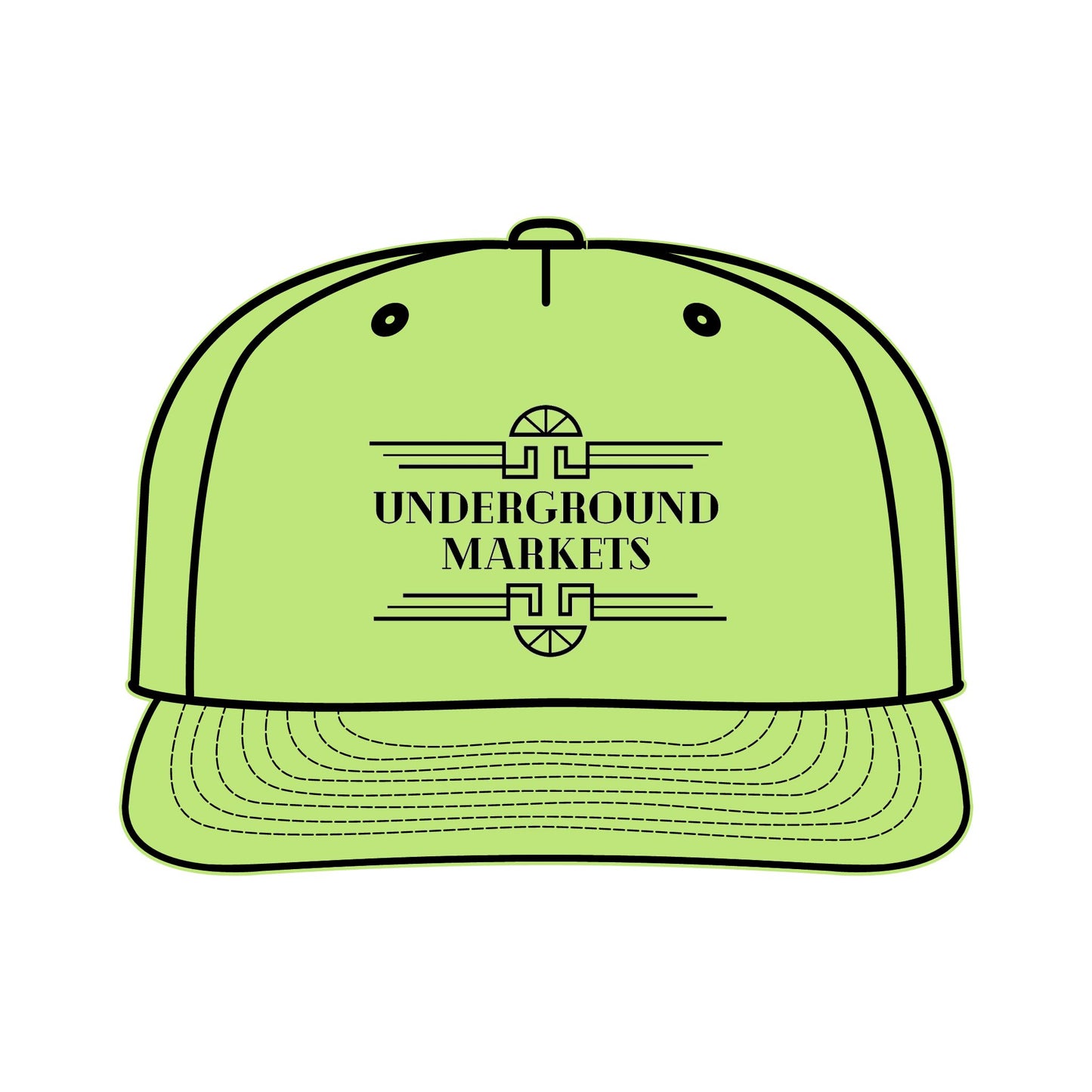 Underground Surf Cap - Black Logo