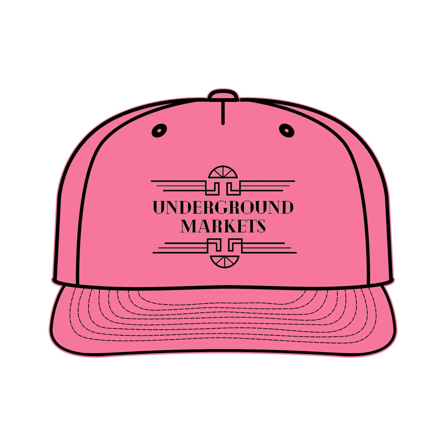 Underground Surf Cap - Black Logo