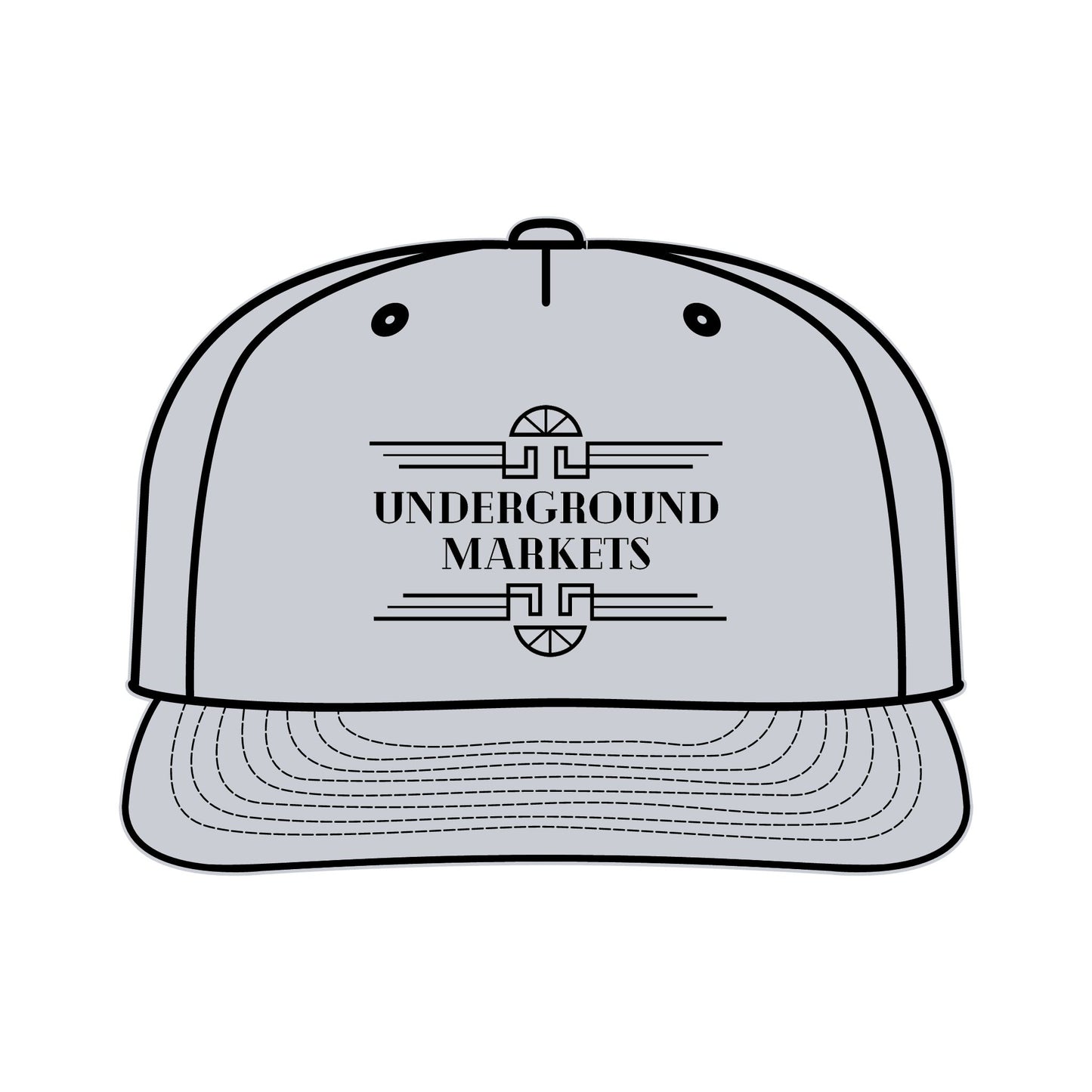 Underground Surf Cap - Black Logo